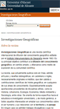 Mobile Screenshot of investigacionesgeograficas.com